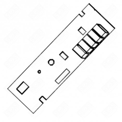 CARTE ÉLECTRONIQUE PROGRAMMÉE FOUR, CUISINIÈRE - 49061621