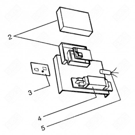 BOÎTIER ÉLECTRONIQUE (REPÈRE N°2) HOTTE - 482000061522, C00242752, C00134802