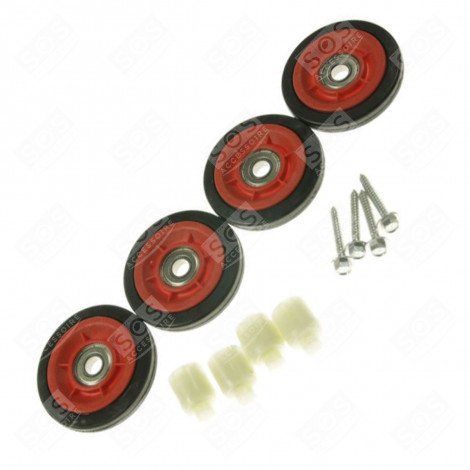LOT DE 4 ROULETTES D'ORIGINE SÈCHE-LINGE - 4055402012