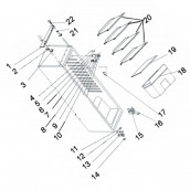 Base de charnière (repère n°21)