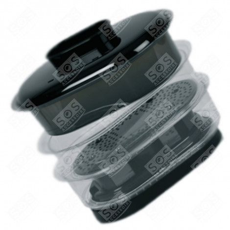 LOT DE BOLS, COUVERCLE ET GRILLE CUISEUR VAPEUR - SS-208355