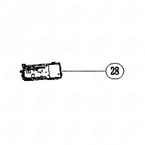 CARTE ELECTRONIQUE, MODULE DE PUISSANCE MACHINE À LAVER, LAVE-LINGE - 1066961, 34011286