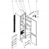 Balconnet bouteilles (repère n°3)