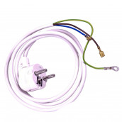 Cable blanc d'alimentation