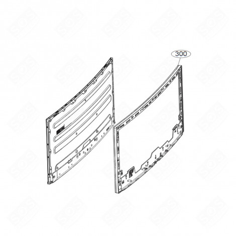 BOITIER (REPÈRE 300) VIDÉOPROJECTEUR, RÉTROPROJECTEUR - ABJ75507301