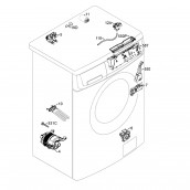 Carte électronique de commande (repère n°587)