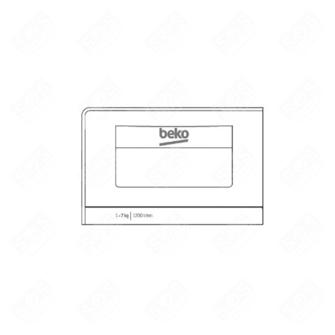 COUVERCLE BOITE À PRODUIT MACHINE À LAVER, LAVE-LINGE - 2855359099