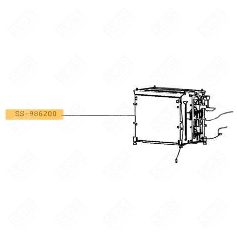 COMPARTIMENT DE CUISSON COMPLET DIVERS PETIT MÉNAGER - SS-986200, SS986200