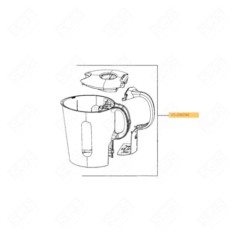 BOUILLOIRE BOUILLOIRE, CARAFE - SS-208744, SS208744