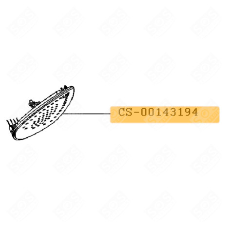 SEMELLE CENTRALE VAPEUR, FER À REPASSER - CS-00143194, CS00143194