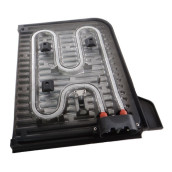 Plaque grille, coté gauche