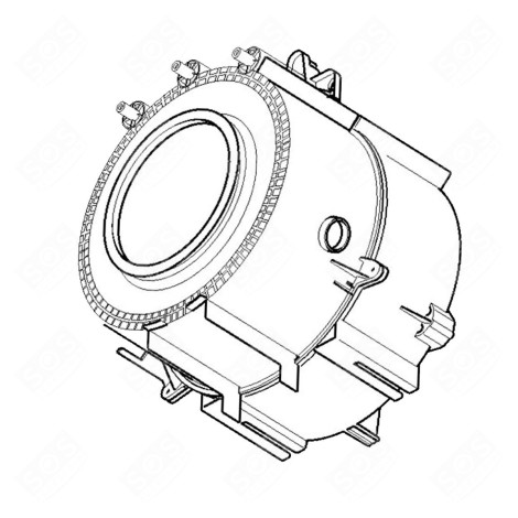 ENSEMBLE CUVE COMPLÈTE MACHINE À LAVER, LAVE-LINGE - 1910600700