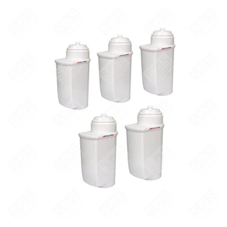 LOT DE 5 CARTOUCHES FILTRE À EAU BRITA INTENZA D'ORIGINE CAFETIÈRE, MACHINE À CAFÉ - 00575491, 17000705