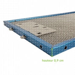 Filtre métal  535x178x9 mm