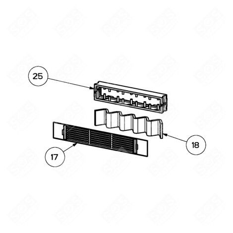 FILTRE À CHARBON 545X75X10MM (REPÈRE 18) HOTTE - C00780977