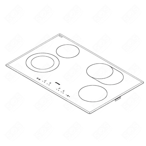 GROUPE PLAN DE VERRE PLAQUE DE CUISSON - 695617272