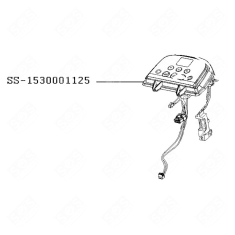 CARTE ÉLECTRONIQUE FRITEUSE, AIRFRYER - SS-1530001125, SS1530001125