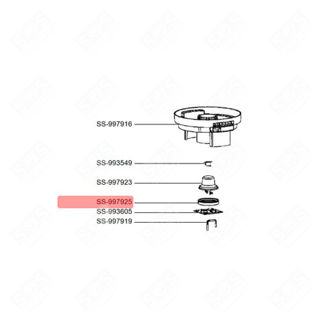 JOINT DE RÉSISTANCE (REPÈRE SS-997925 ) CUISEUR VAPEUR - SS-997925, SS997925