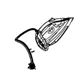 Poignée et base de poignée avec cordon