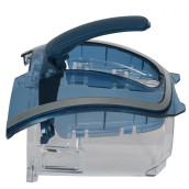 Bac à poussière bleu