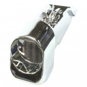 Support poignée haut chrome