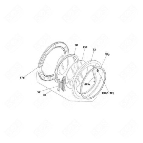 HUBLOT COMPLET MACHINE À LAVER, LAVE-LINGE - 70005349