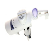 Pompe avec bouton et cache