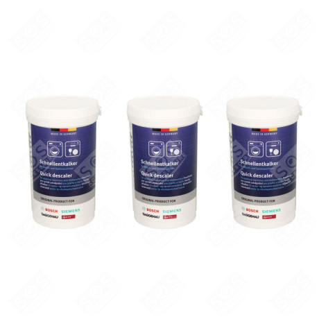 LOT DE 3 DÉTARTRANTS 250G LAVE-LINGE - 00311919, 00312340