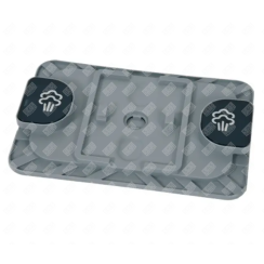 Support serpillère bleu