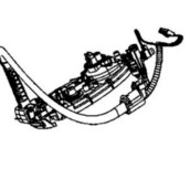 Cordon avec base de poignée avant