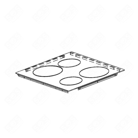 DESSUS VITROCÉRAMIQUE PLAQUE DE CUISSON - 70021398
