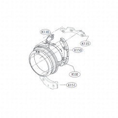 Contre-poids gauche (Repère K130)