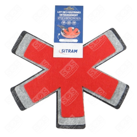 LOT DE 3 FEUTRINES DE RANGEMENT DIVERS PETIT MÉNAGER - 711566