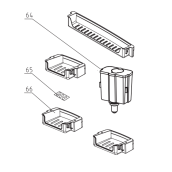 Petit balconnet de porte (repère 66)