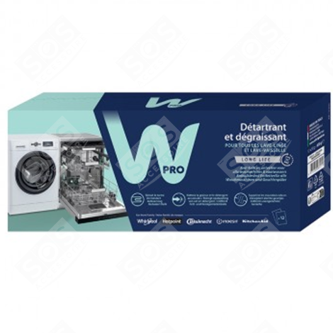 DÉTARTRANT / DÉGRAISSANT 12 SACHETS LAVE-VAISSELLE - 484000008801, C00308429