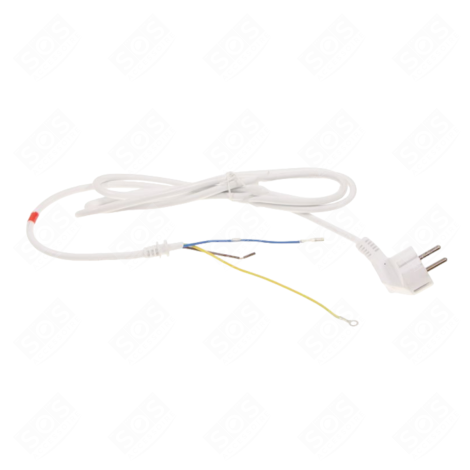 CORDON D'ALIMENTATION BLANC FRIGO, RÉFRIGÉRATEUR, CONGÉLATEUR - LM97800