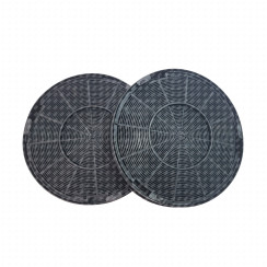 Lot de 2 filtres charbon type 196   196X30 mm