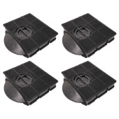 Lot de 4 filtres charbon rectangulaire FAT303 type 303 215X205X43 mm