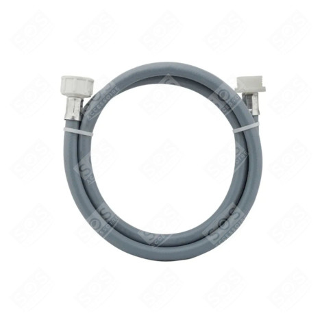 TUYAU D'ARRIVÉE D'EAU UNIVERSEL LIVRÉ SANS LES JOINTS 20/27 AVEC RACCORDS DROITS (L1500MM 3/4 F X 3/4 M) MACHINE À LAVER, LAVE-LINGE - 3666356132733