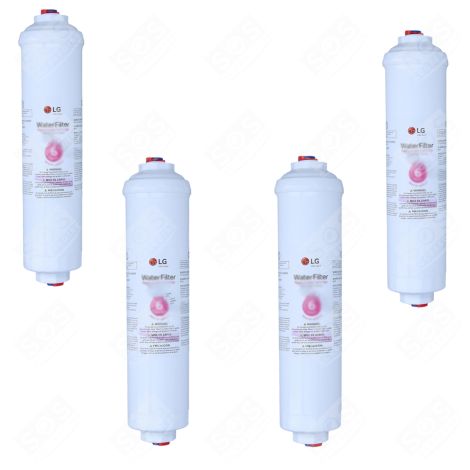 LOT DE 4 FILTRES À EAU D'ORIGINE RÉFRIGÉRATEUR, CONGÉLATEUR - ADQ73693901