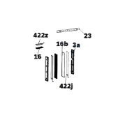 Carte électronique, module led ( repère 422J )
