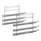 Glissière extension(rail téléscopique )totale triple