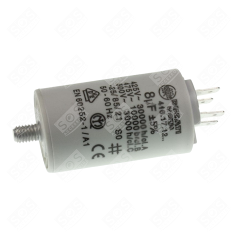CONDENSATEUR 8MF CBB65A-1 SÈCHE-LINGE - 00330506020B, 49052987