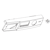 Bandeau de façade (repère 22)