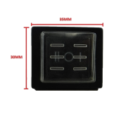 Interrupteur  6 cosses 3 positions table à repasser 35 x 30 mm