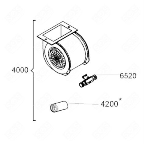 MOTEUR HOTTE - 481236118576