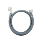 Tuyau d'arrivée d'eau universel 2m50 livré avec joints 20/27 avec raccords droit x coudé (L2500mm 3/4 F x 3/4 C