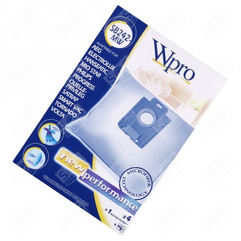 BOITE DE 4 SACS ASPIRATEUR - 481281718617