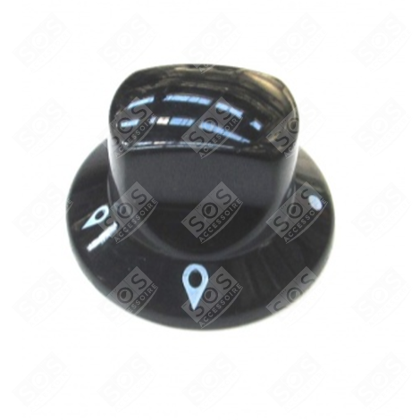 BOUTON NOIR FEUX A GAZ TABLES VALUE PF6 PLAQUE DE CUISSON - C00087377