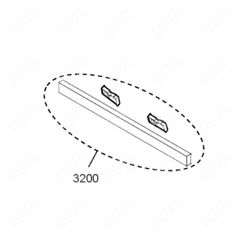 PANNEAU AVANT HOTTE - 482000099018